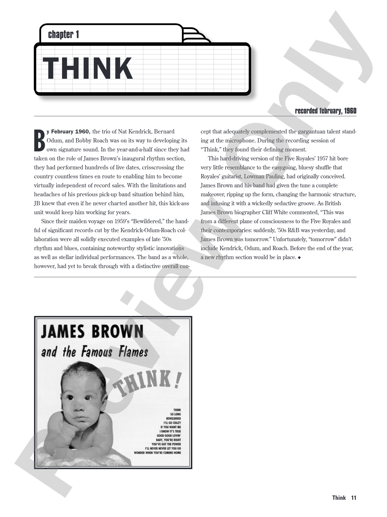 The Funkmasters: The Great James Brown Rhythm Sections 1960--1973: For Guitar, Bass, and Drums