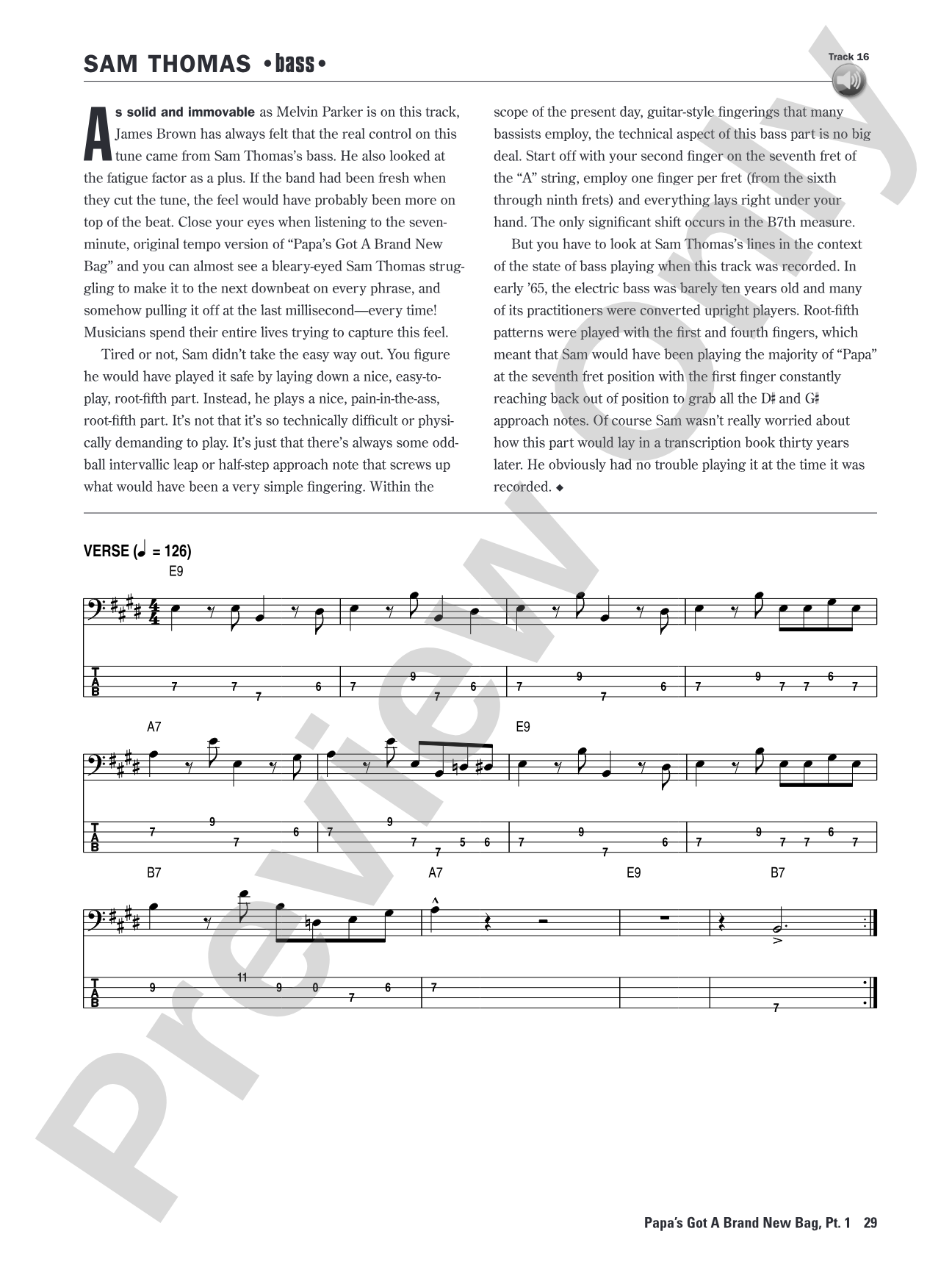 The Funkmasters: The Great James Brown Rhythm Sections 1960--1973: For Guitar, Bass, and Drums