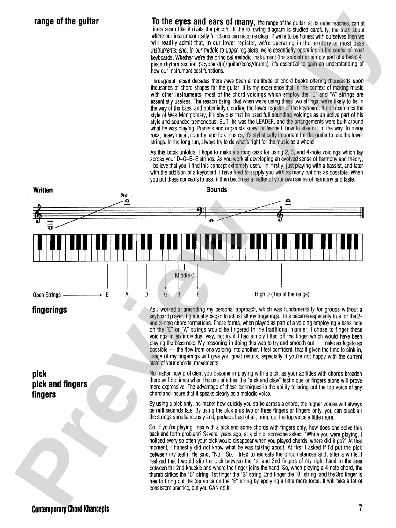 Contemporary Chord Khancepts