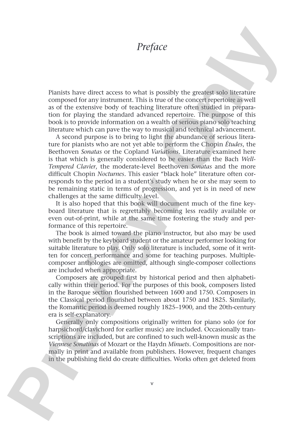 Pianists Guide to Standard Teaching and Performance Literature: Piano