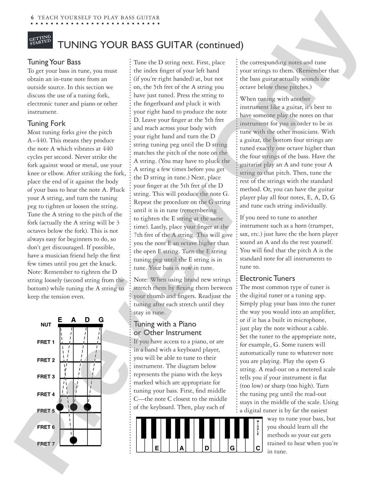 Alfred's Teach Yourself to Play Bass: Everything You Need to Know to Start Playing Now!