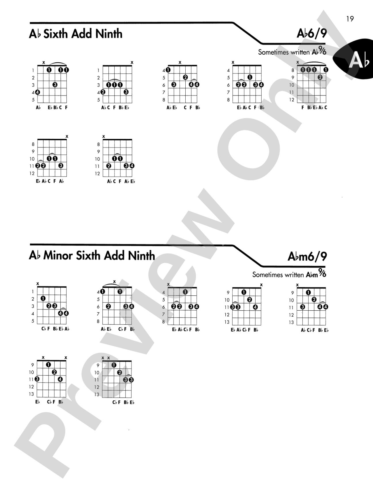 Guitar Chord Encyclopedia: 36 Chords in Each Key