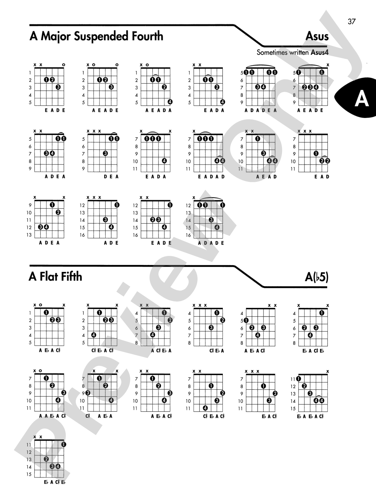 Guitar Chord Encyclopedia: 36 Chords in Each Key