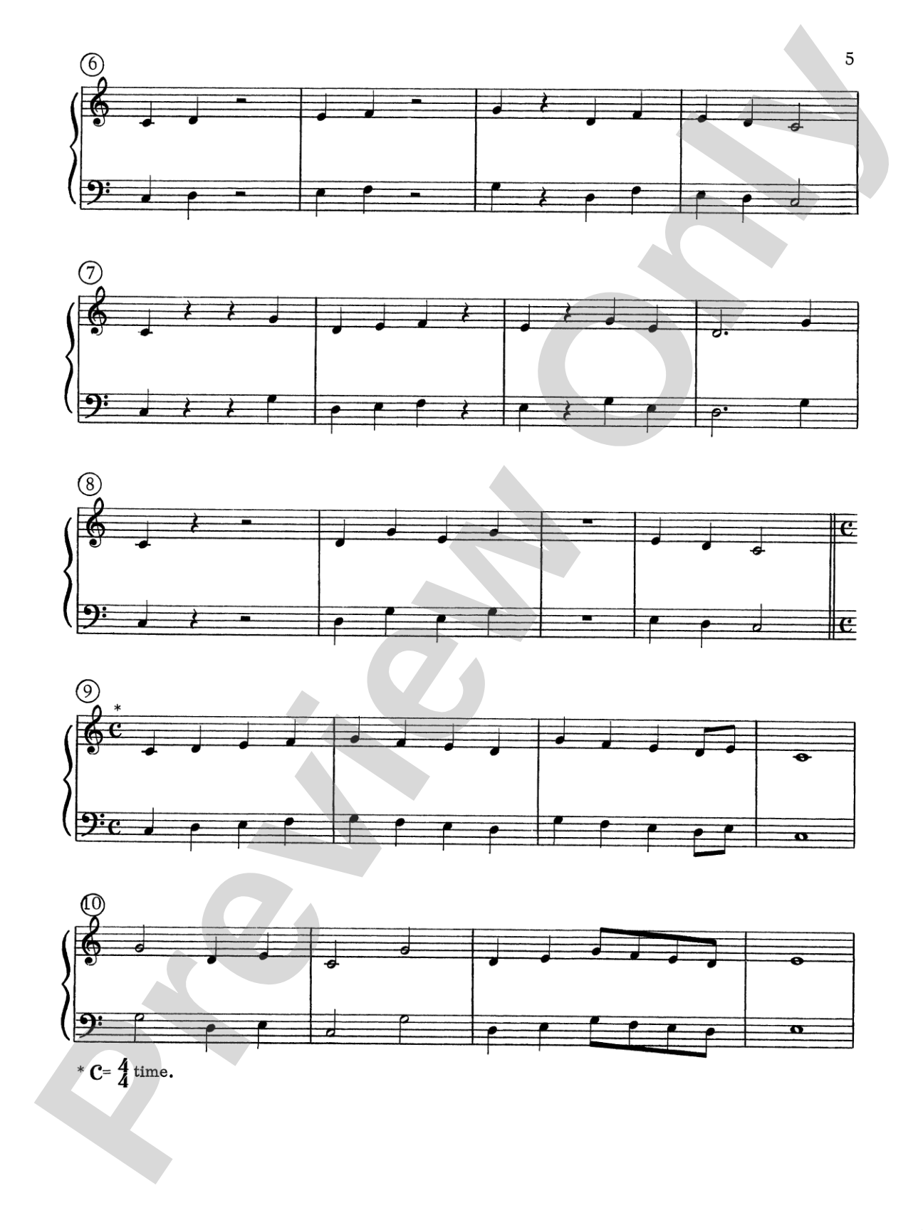 Basic Timing for the Pianist: 105 Short, Short Exercises Leading to Thorough and Complete Mastery of Basic Timing Problems: Piano