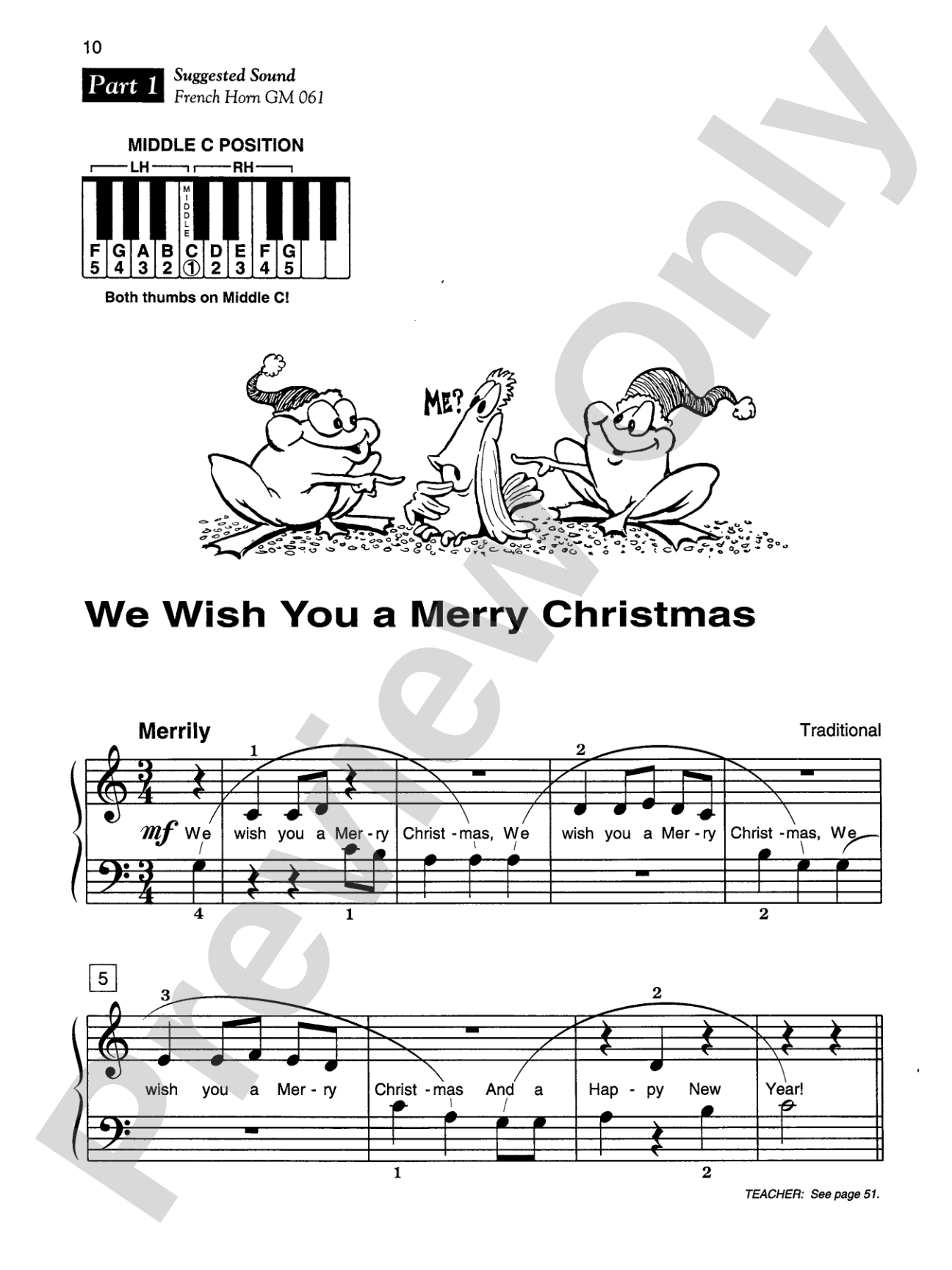 Alfred's Basic Piano Library: Merry Christmas! Ensemble, Book 1B: Piano