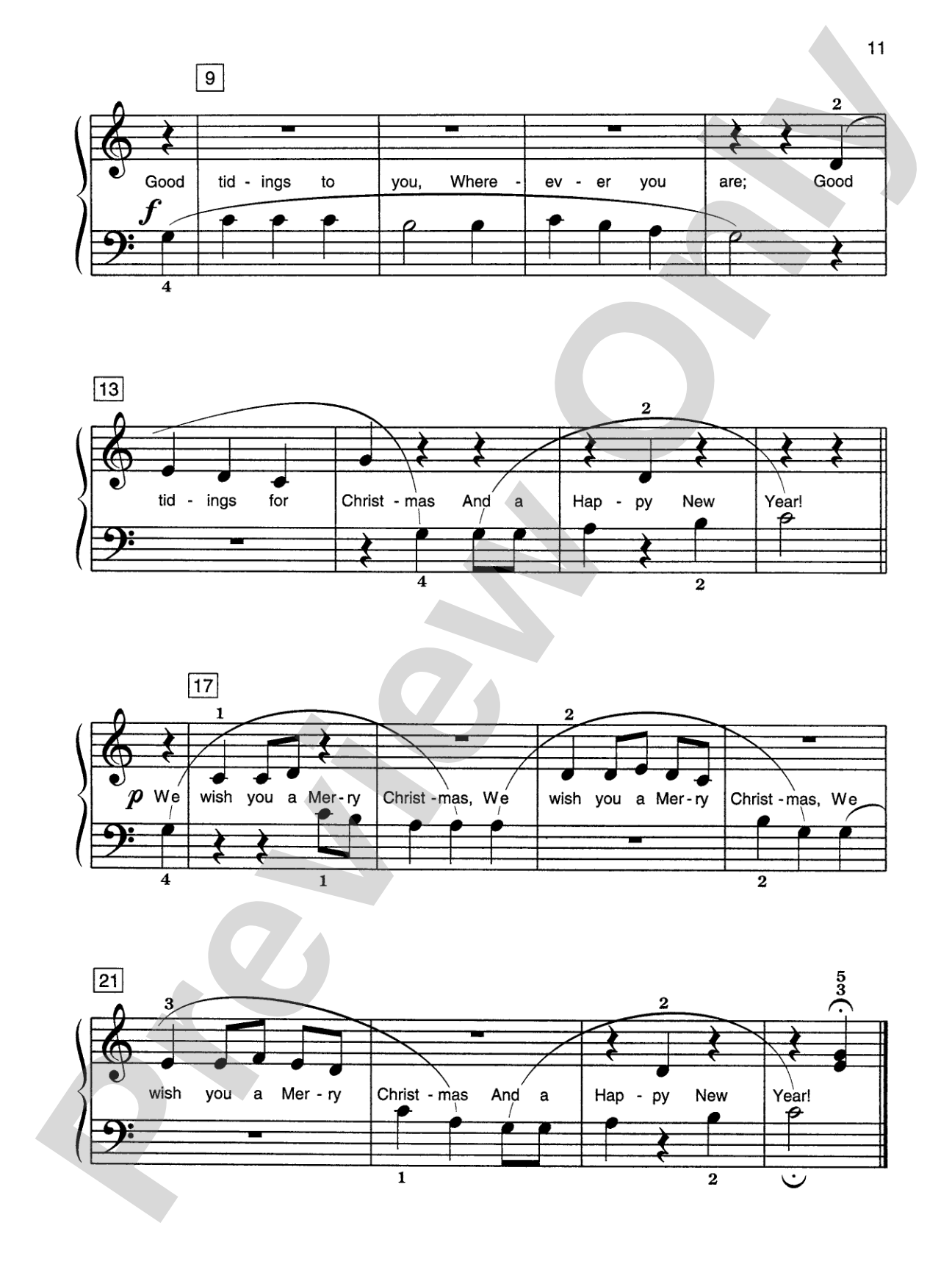 Alfred's Basic Piano Library: Merry Christmas! Ensemble, Book 1B: Piano