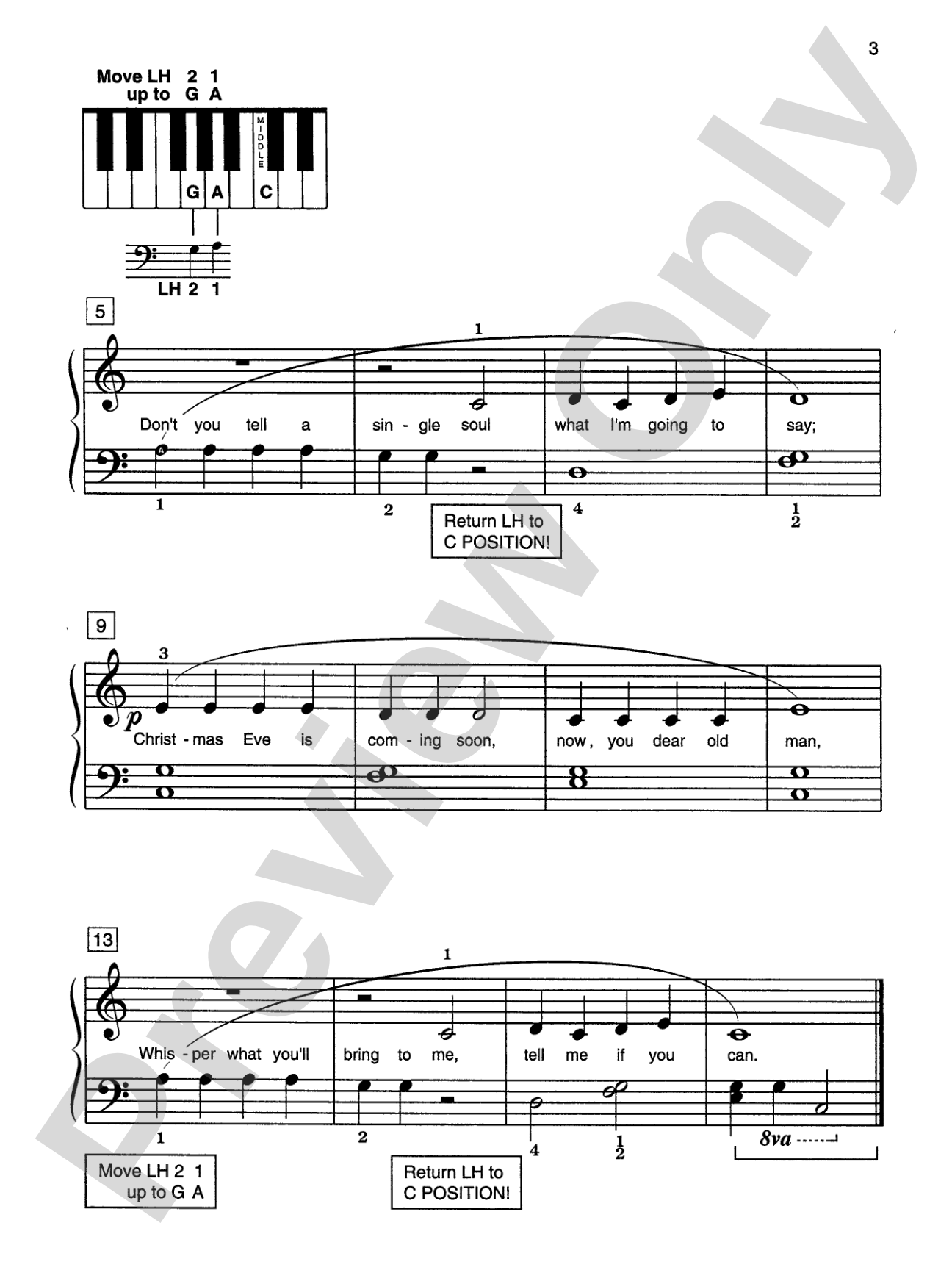 Alfred's Basic Piano Library: Merry Christmas! Ensemble, Book 1B: Piano