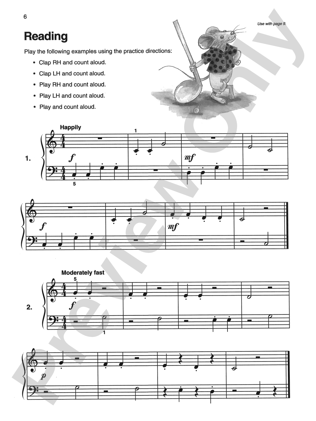 Alfred's Basic Piano Library: Sight Reading Book 1B: Piano