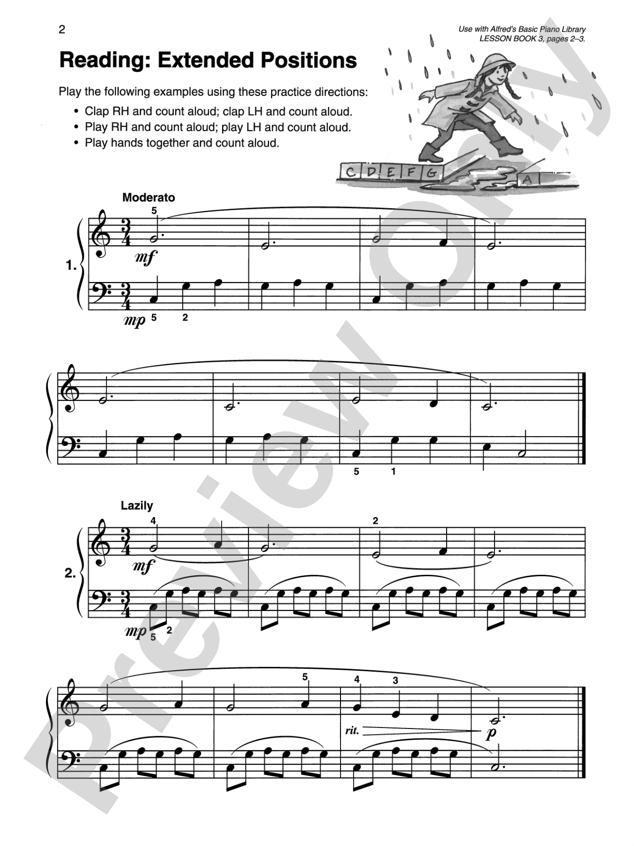 Alfred's Basic Piano Library: Sight Reading Book 3: Piano