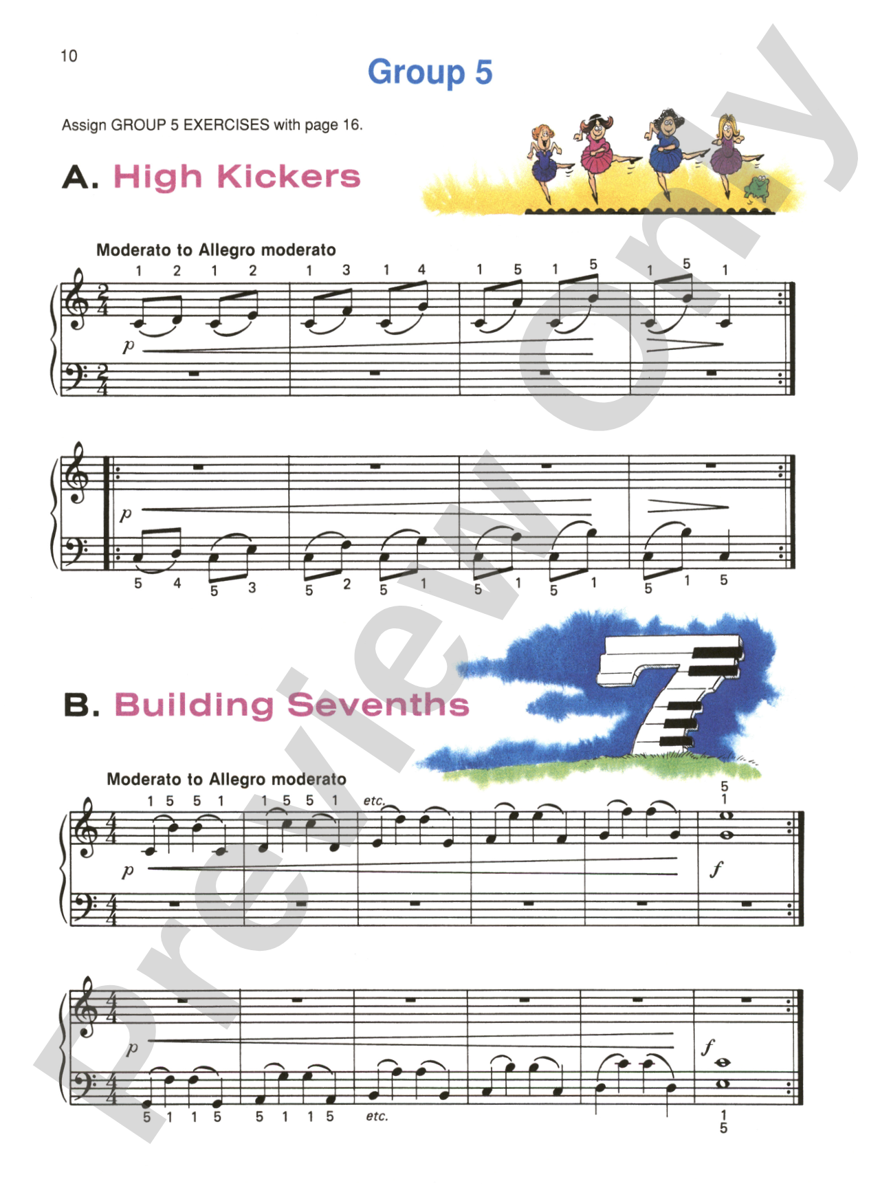 Alfred's Basic Piano Library: Technic Book Complete 2 & 3: For the Later Beginner: Piano
