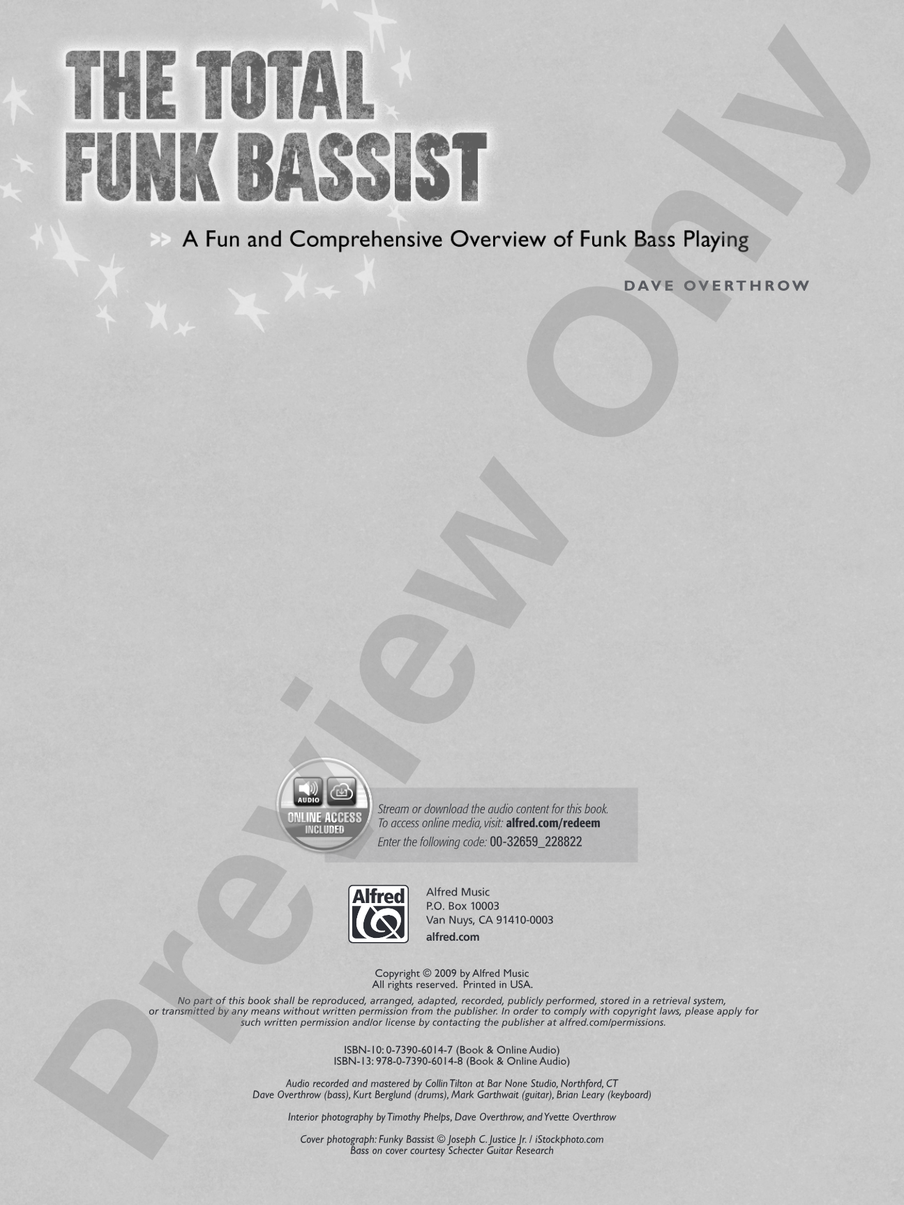 The Total Funk Bassist: A Fun and Comprehensive Overview of Funk Bass Playing