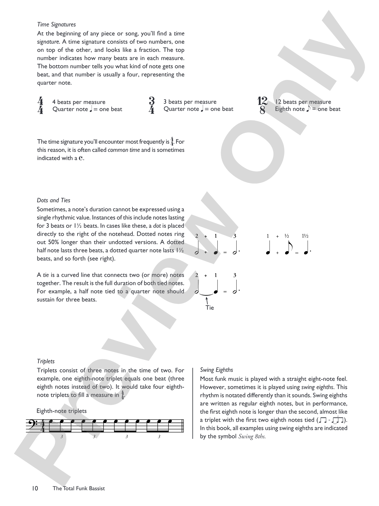 The Total Funk Bassist: A Fun and Comprehensive Overview of Funk Bass Playing