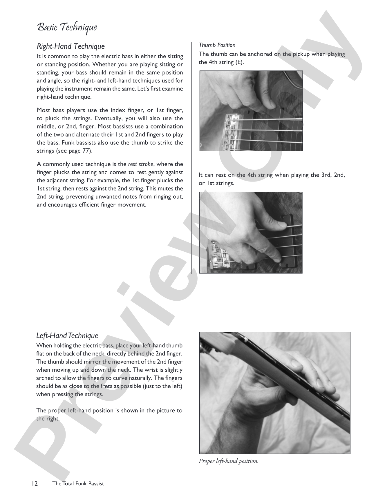 The Total Funk Bassist: A Fun and Comprehensive Overview of Funk Bass Playing