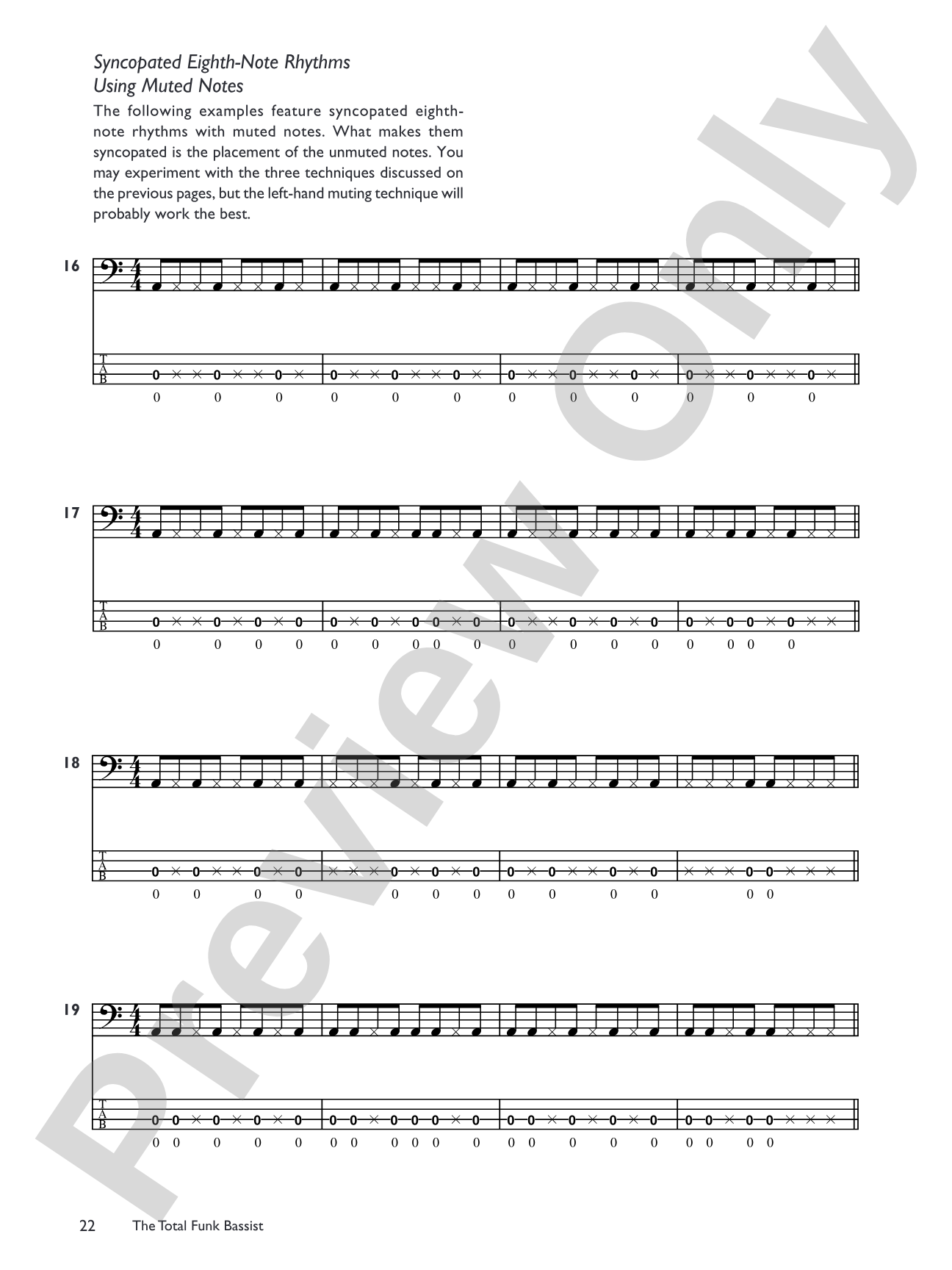 The Total Funk Bassist: A Fun and Comprehensive Overview of Funk Bass Playing