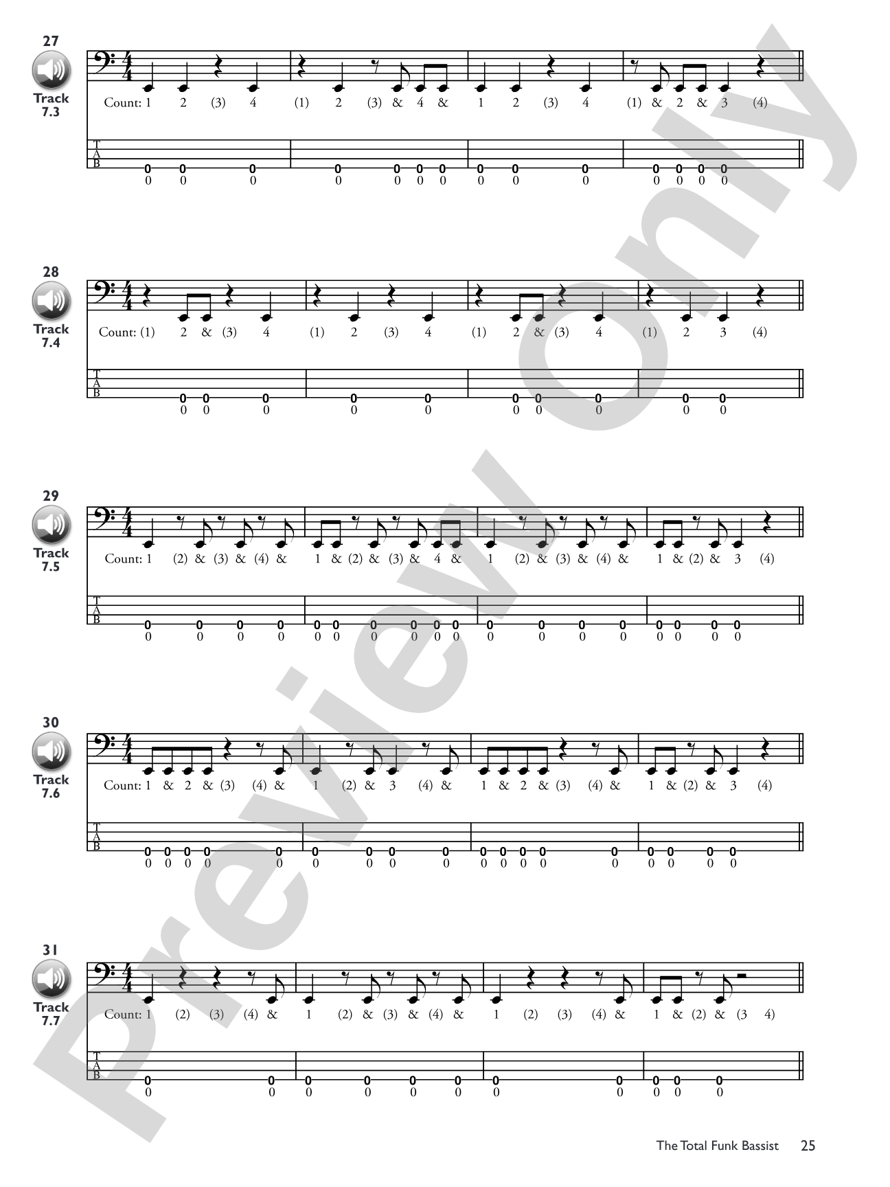 The Total Funk Bassist: A Fun and Comprehensive Overview of Funk Bass Playing