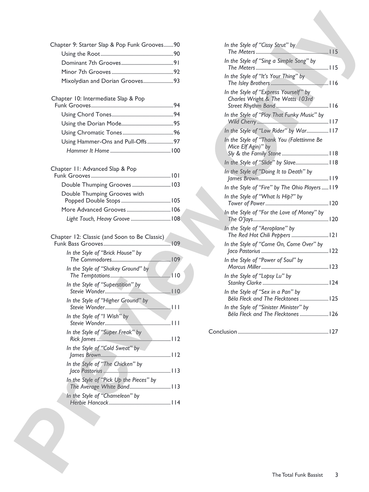 The Total Funk Bassist: A Fun and Comprehensive Overview of Funk Bass Playing