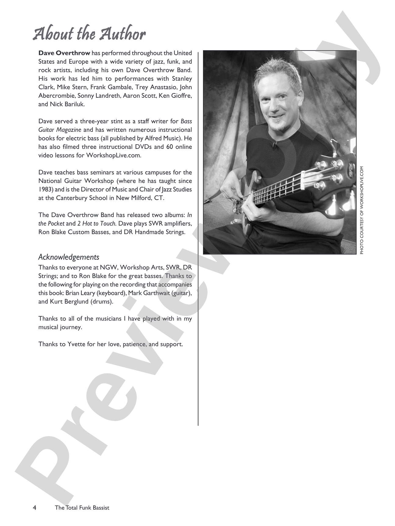 The Total Funk Bassist: A Fun and Comprehensive Overview of Funk Bass Playing
