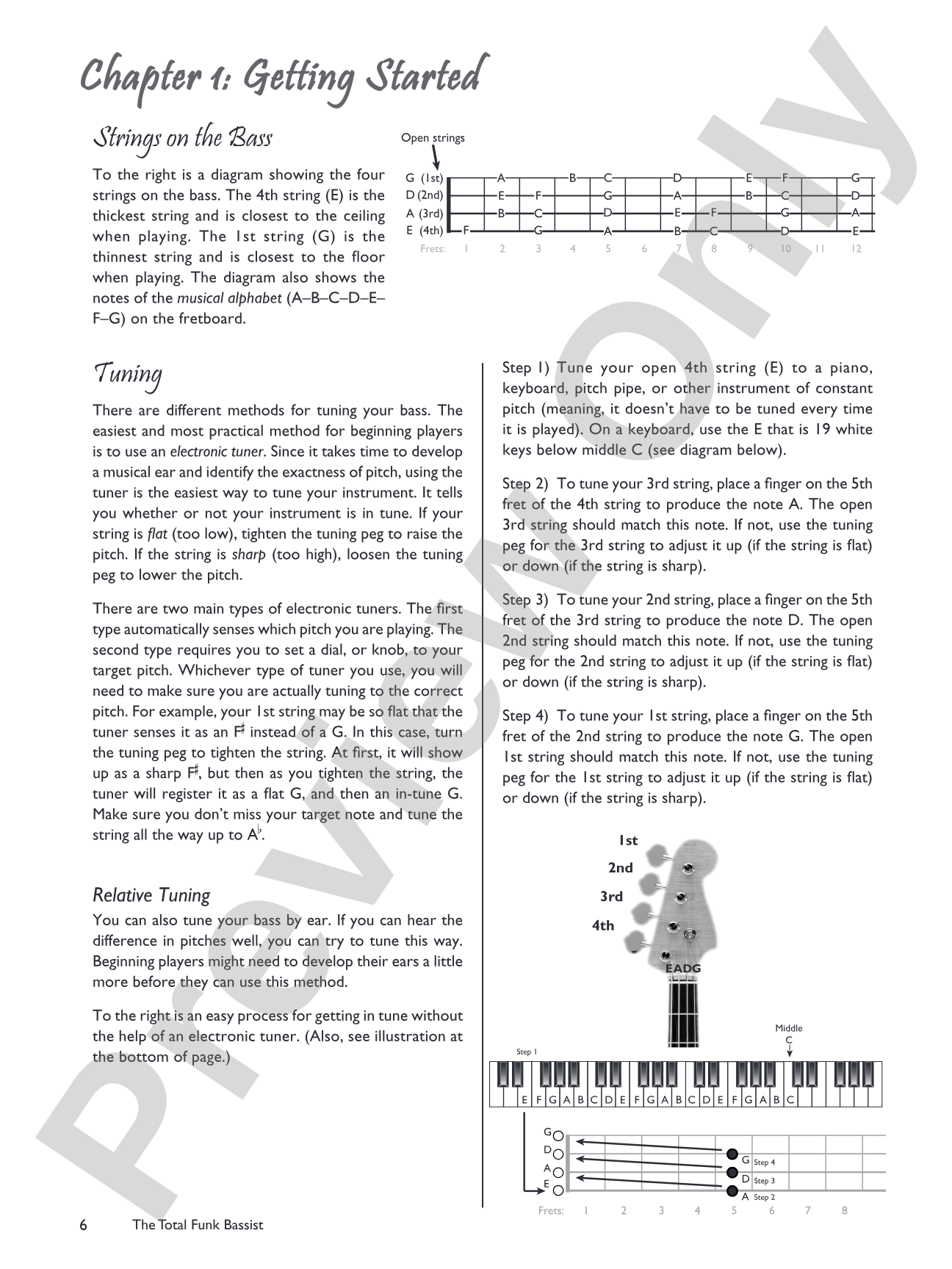 The Total Funk Bassist: A Fun and Comprehensive Overview of Funk Bass Playing