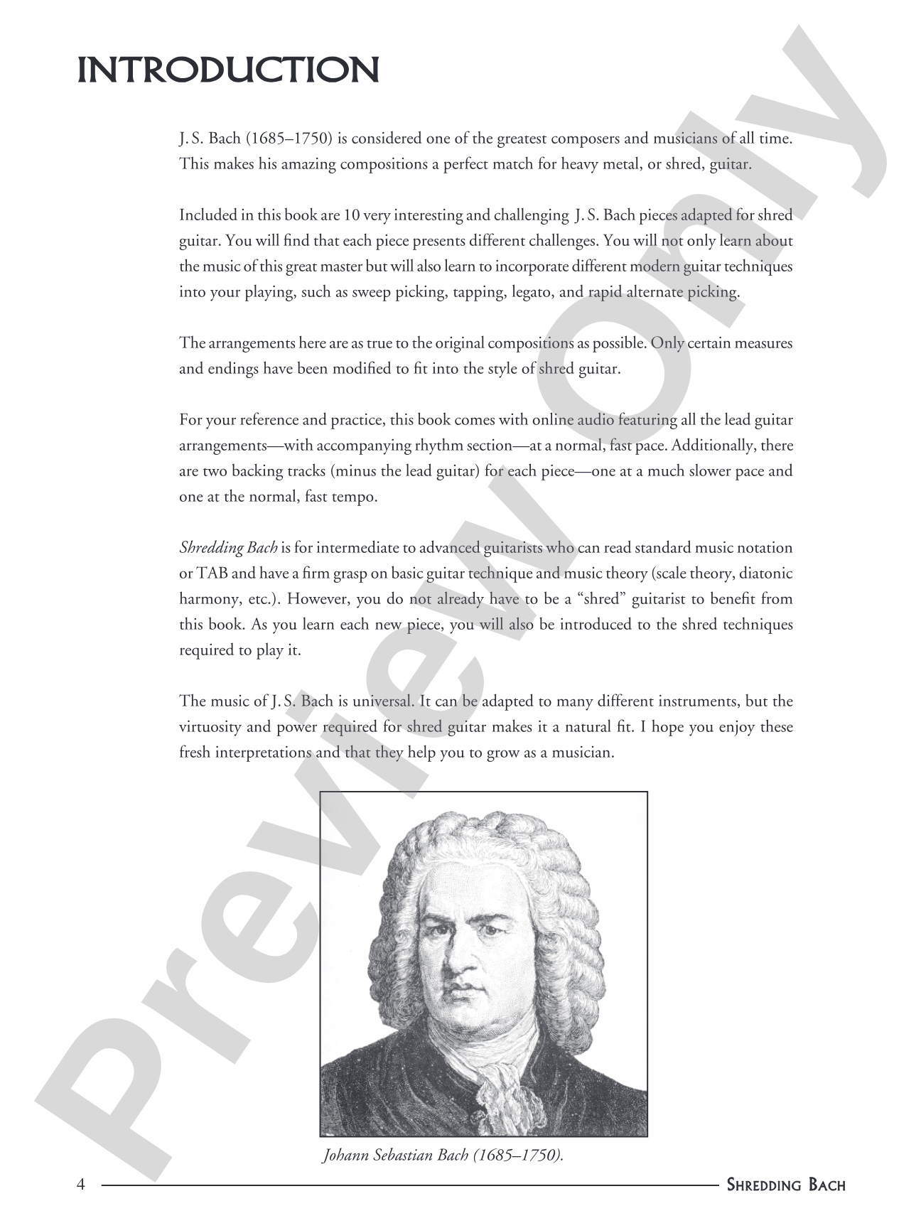 Shredding Bach: Heavy Metal Guitar Meets 10 J. S. Bach Masterpieces