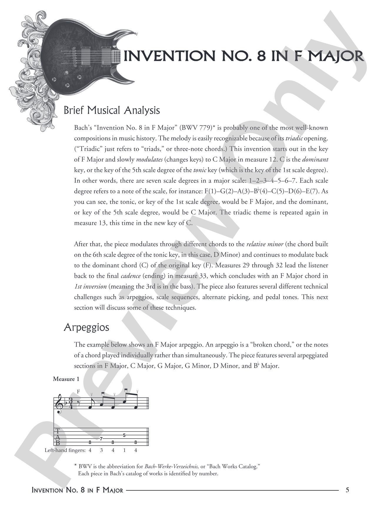 Shredding Bach: Heavy Metal Guitar Meets 10 J. S. Bach Masterpieces