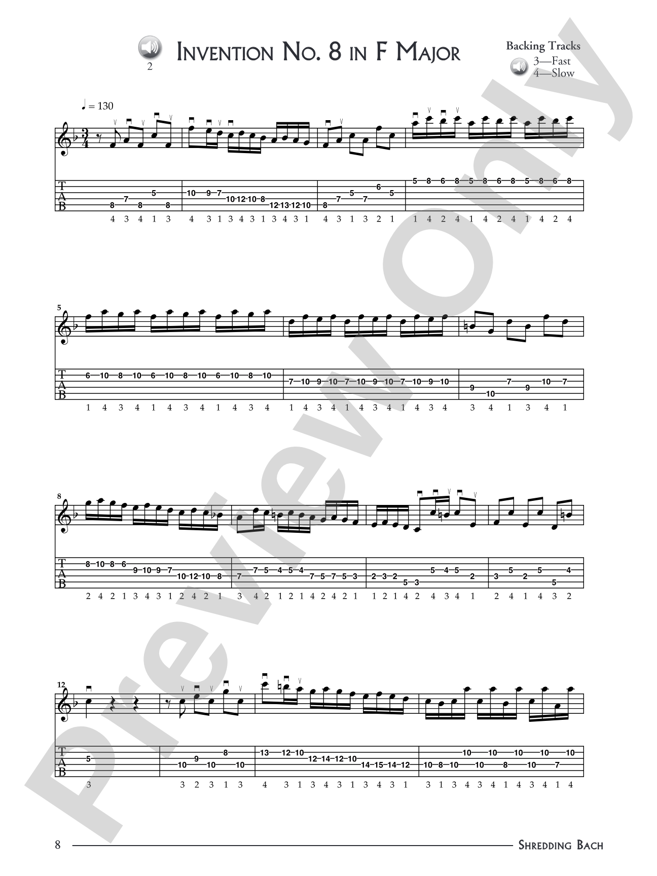 Shredding Bach: Heavy Metal Guitar Meets 10 J. S. Bach Masterpieces