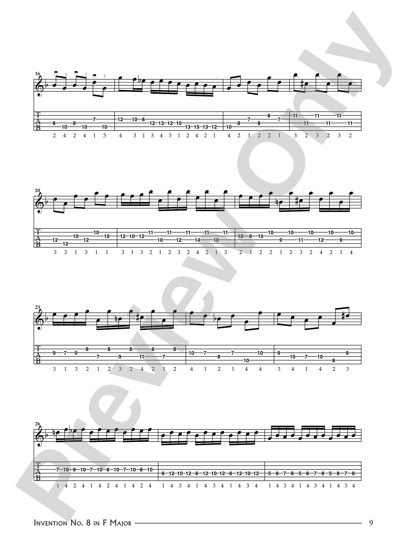 Shredding Bach: Heavy Metal Guitar Meets 10 J. S. Bach Masterpieces