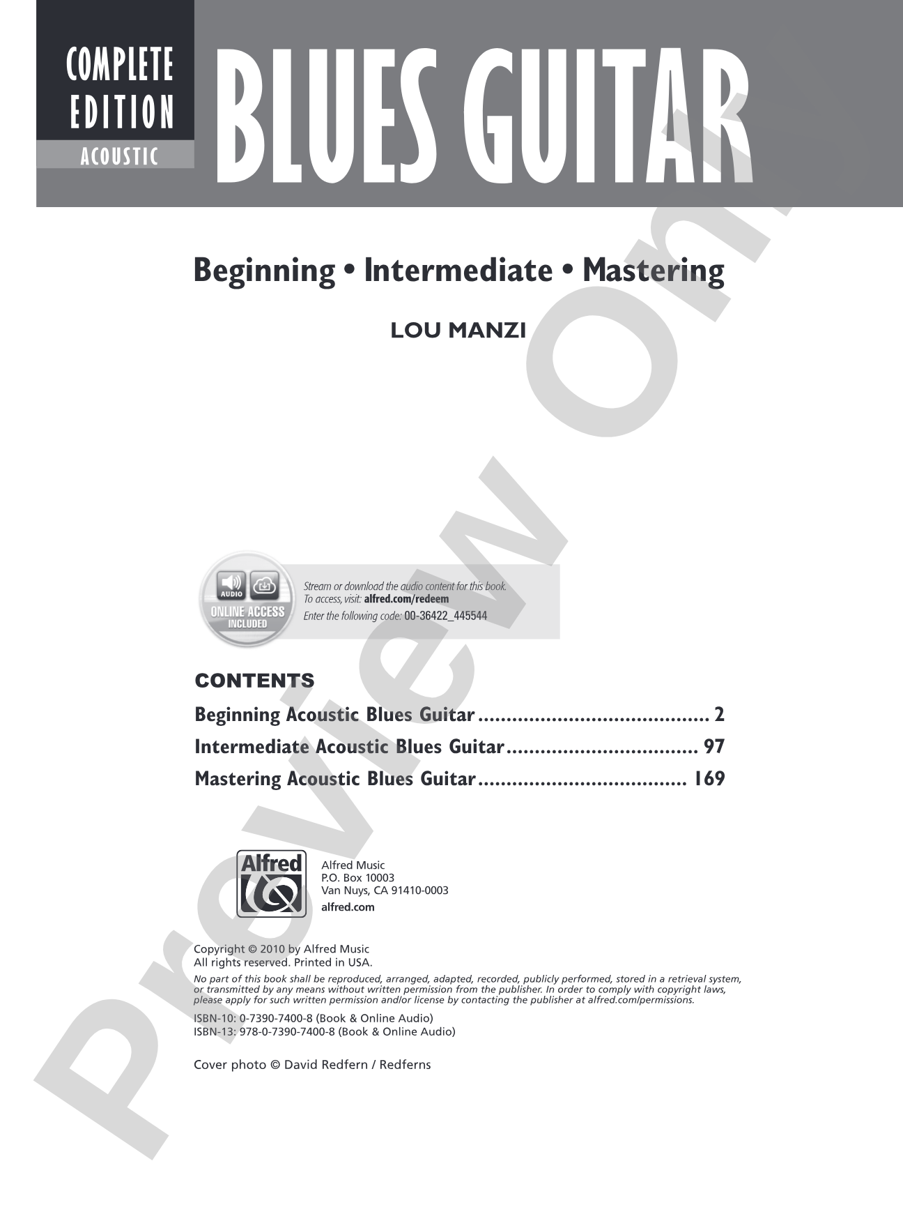 Complete Acoustic Blues Guitar Method Complete Edition