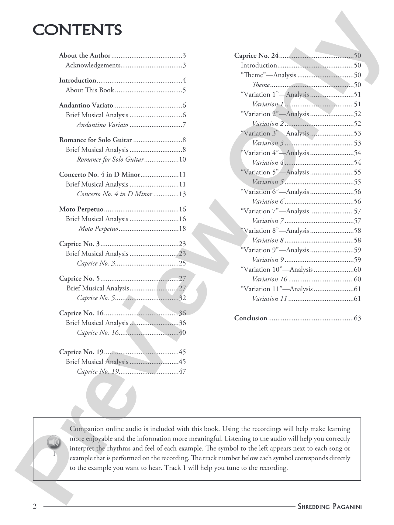 Shredding Paganini: Heavy Metal Guitar Meets 9 Masterpieces by Niccolo Paganini