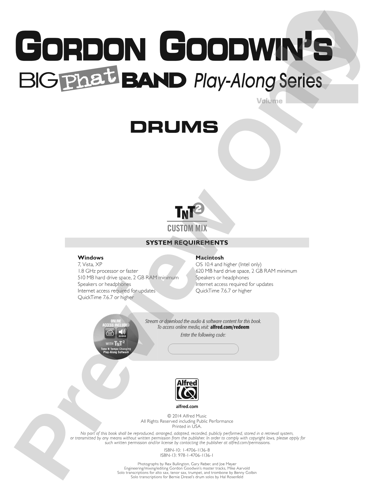 Gordon Goodwin's Big Phat Band Play-Along Series: Drums, Volume 2