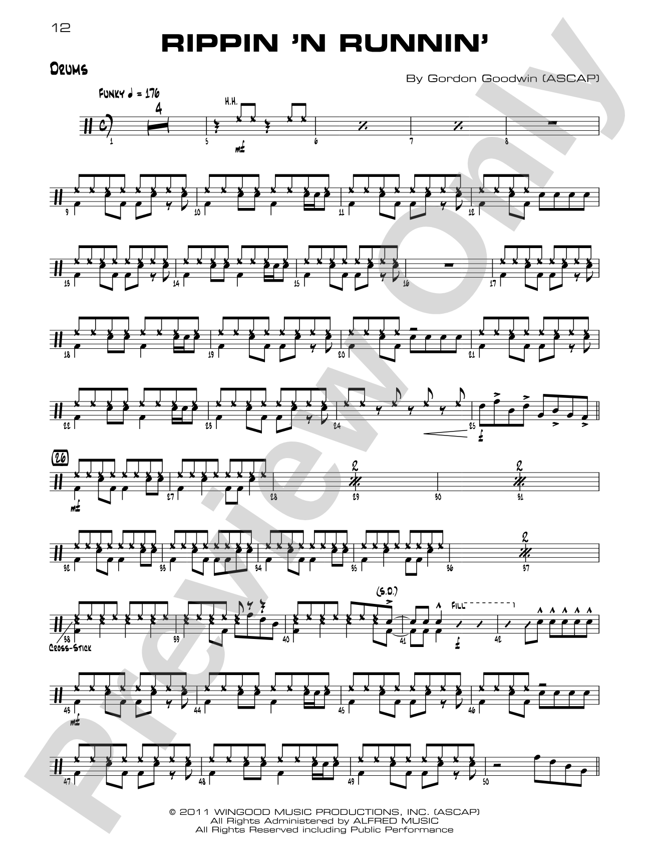 Gordon Goodwin's Big Phat Band Play-Along Series: Drums, Volume 2