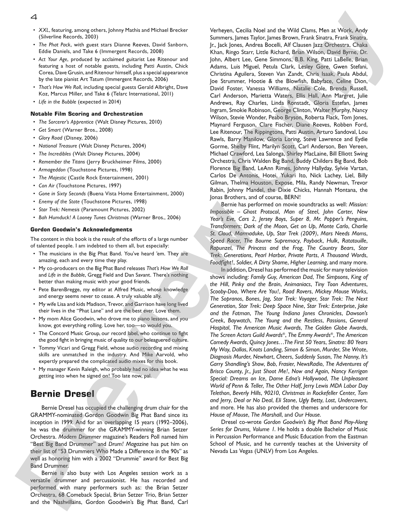 Gordon Goodwin's Big Phat Band Play-Along Series: Drums, Volume 2