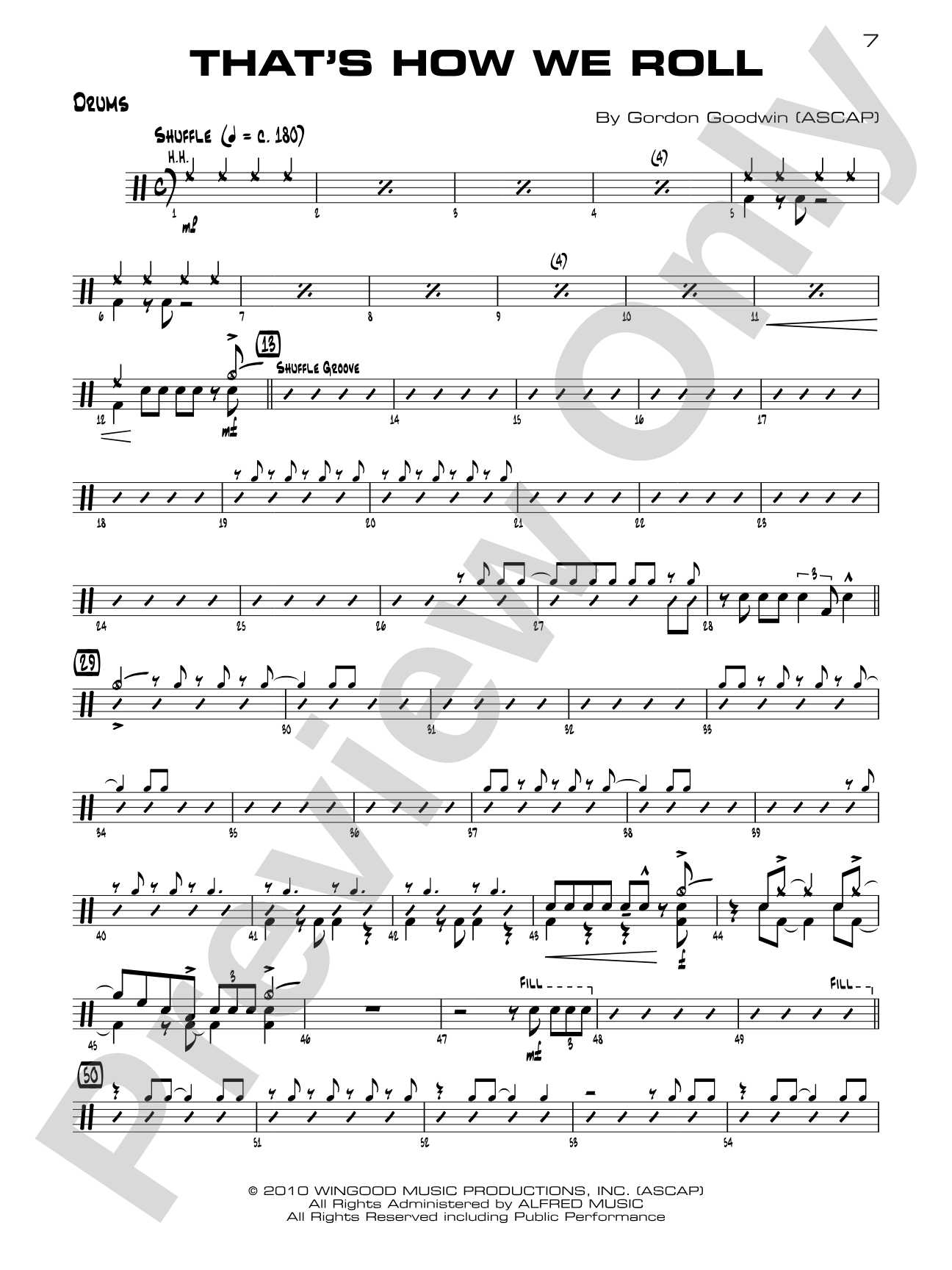 Gordon Goodwin's Big Phat Band Play-Along Series: Drums, Volume 2