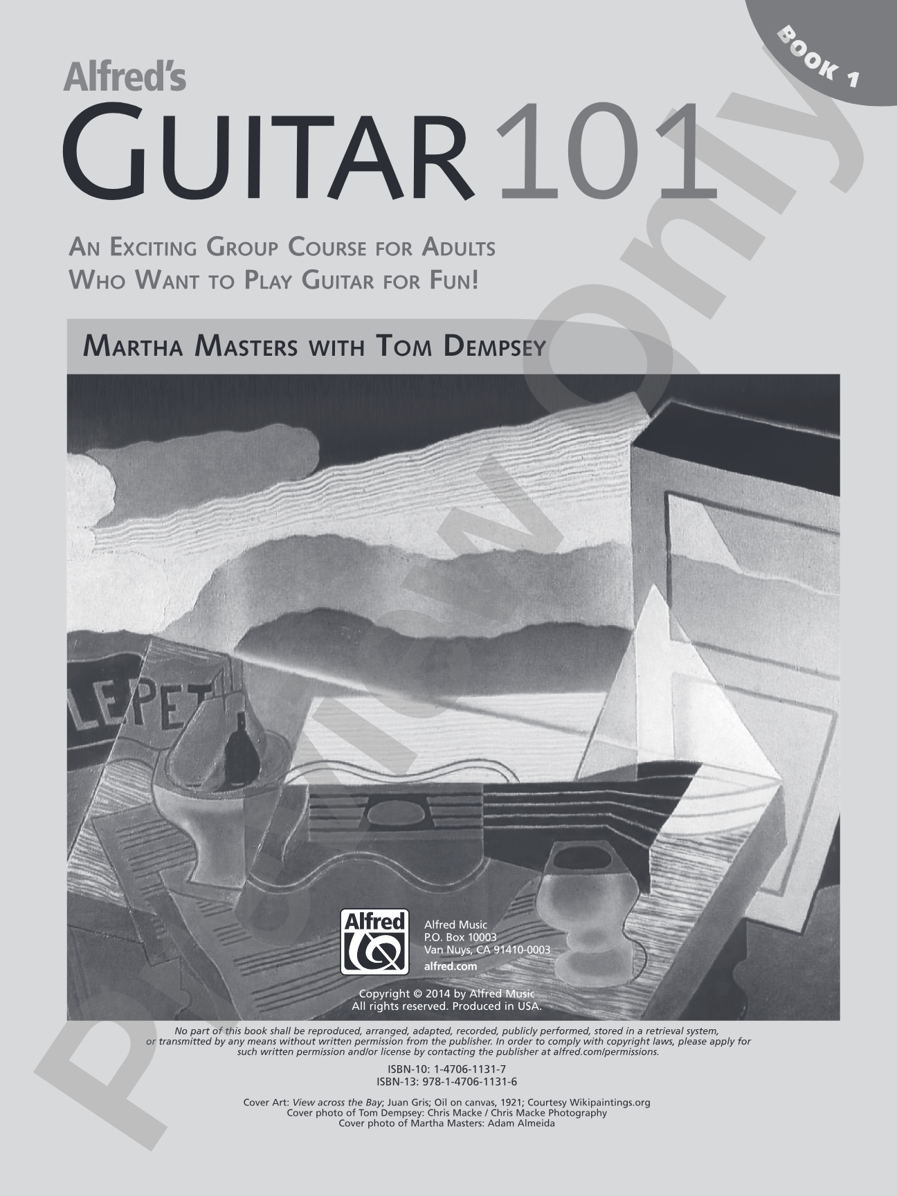 Alfred's Guitar 101, Book 1: An Exciting Group Course for Adults Who Want to Play Guitar for Fun!