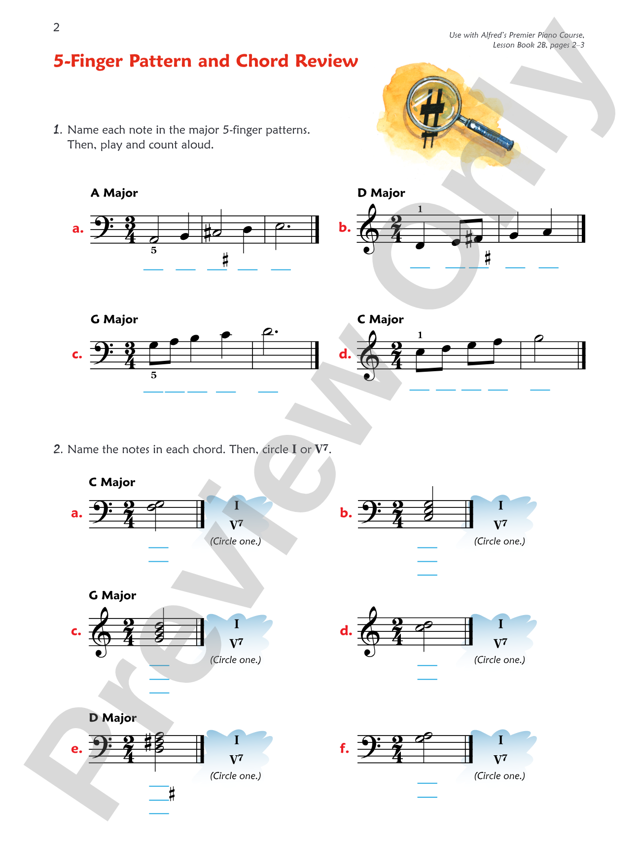 Premier Piano Course, Notespeller 2B: Piano