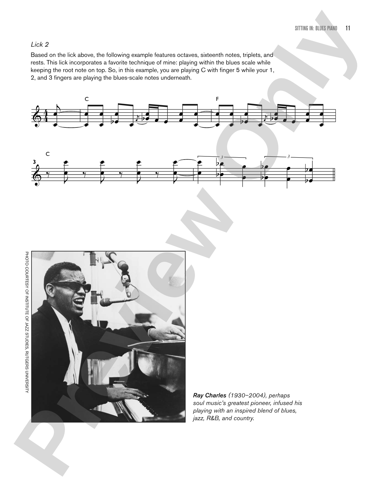 Sitting In: Blues Piano: Backing Tracks and Improv Lessons: Piano