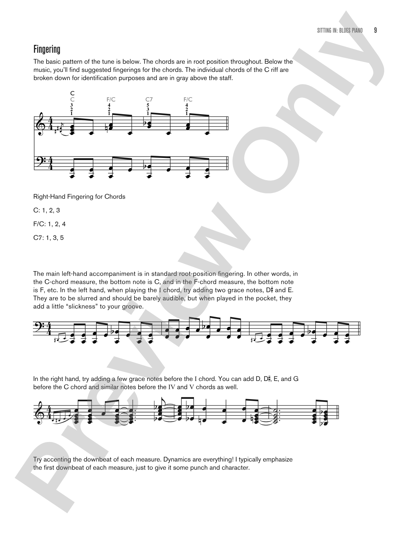 Sitting In: Blues Piano: Backing Tracks and Improv Lessons: Piano