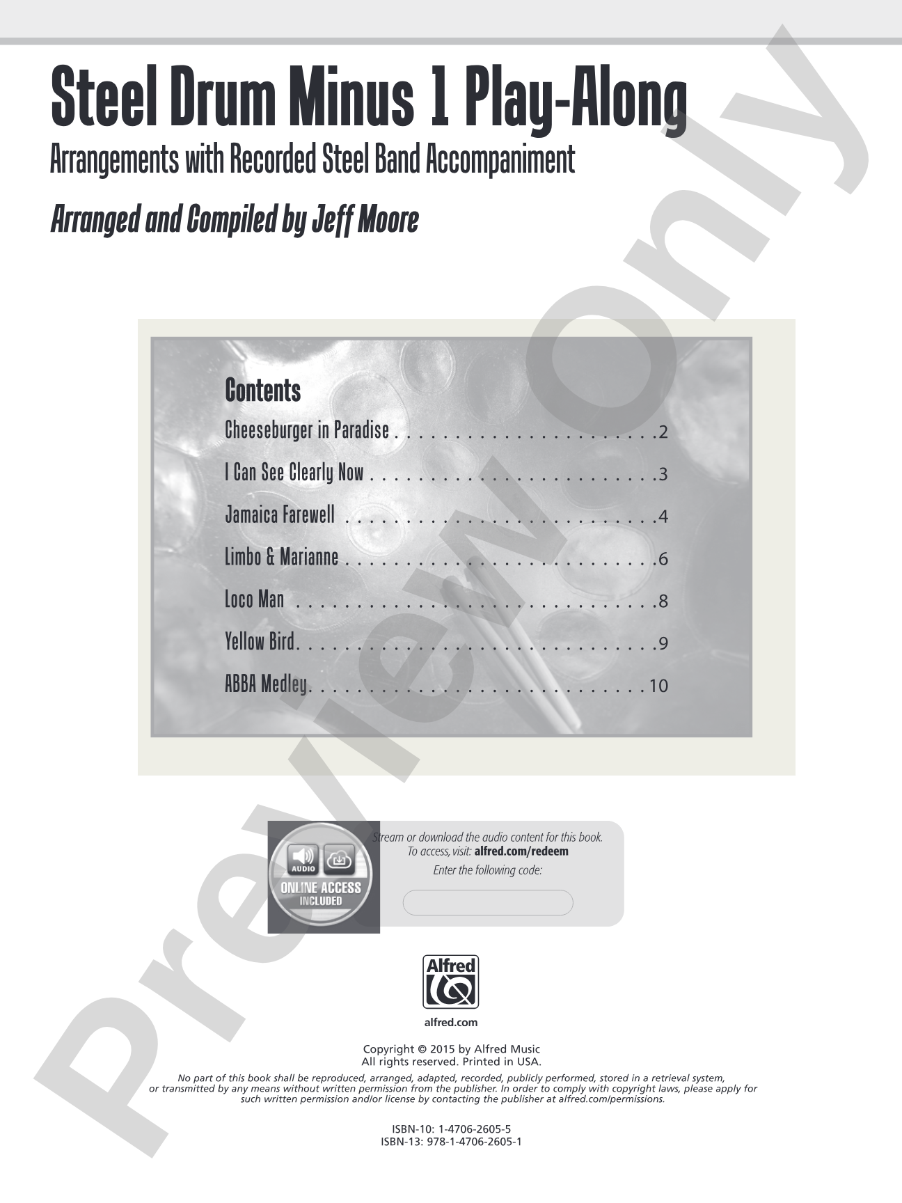 Steel Drum Minus 1 Play-Along: Arrangements with Recorded Steel Band Accompaniment