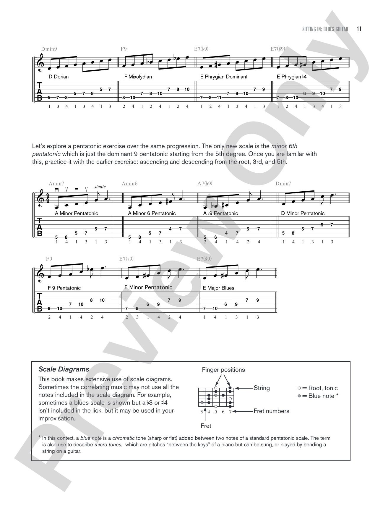 Sitting In: Blues Guitar: Backing Tracks and Improv Lessons
