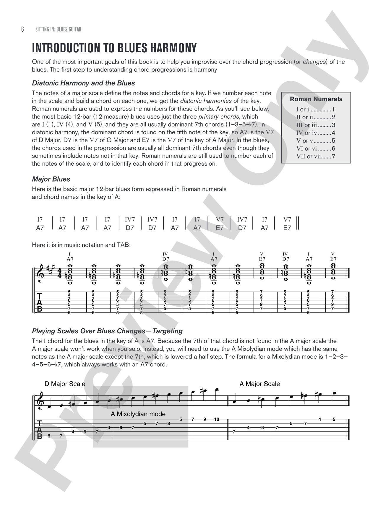 Sitting In: Blues Guitar: Backing Tracks and Improv Lessons