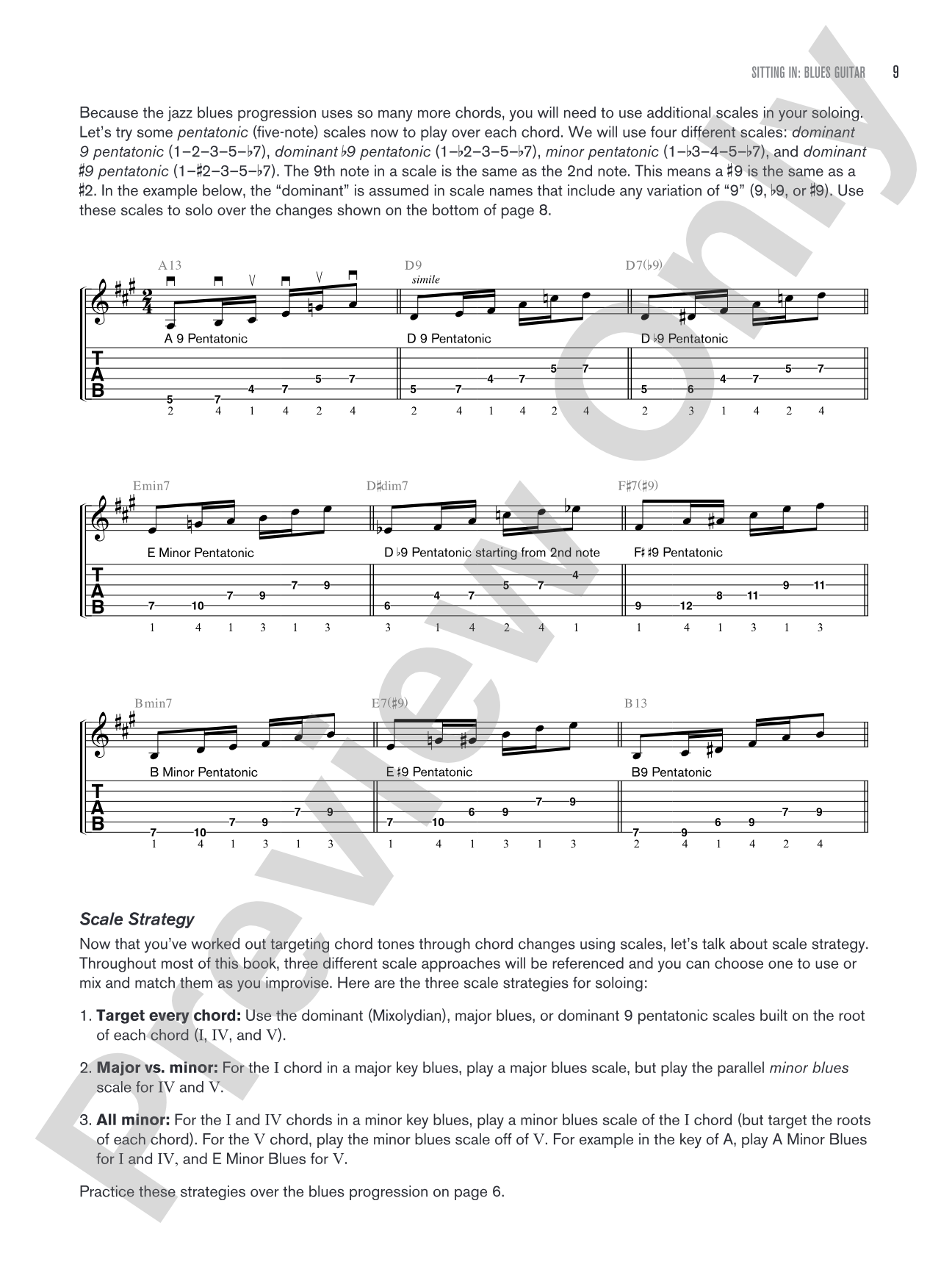 Sitting In: Blues Guitar: Backing Tracks and Improv Lessons
