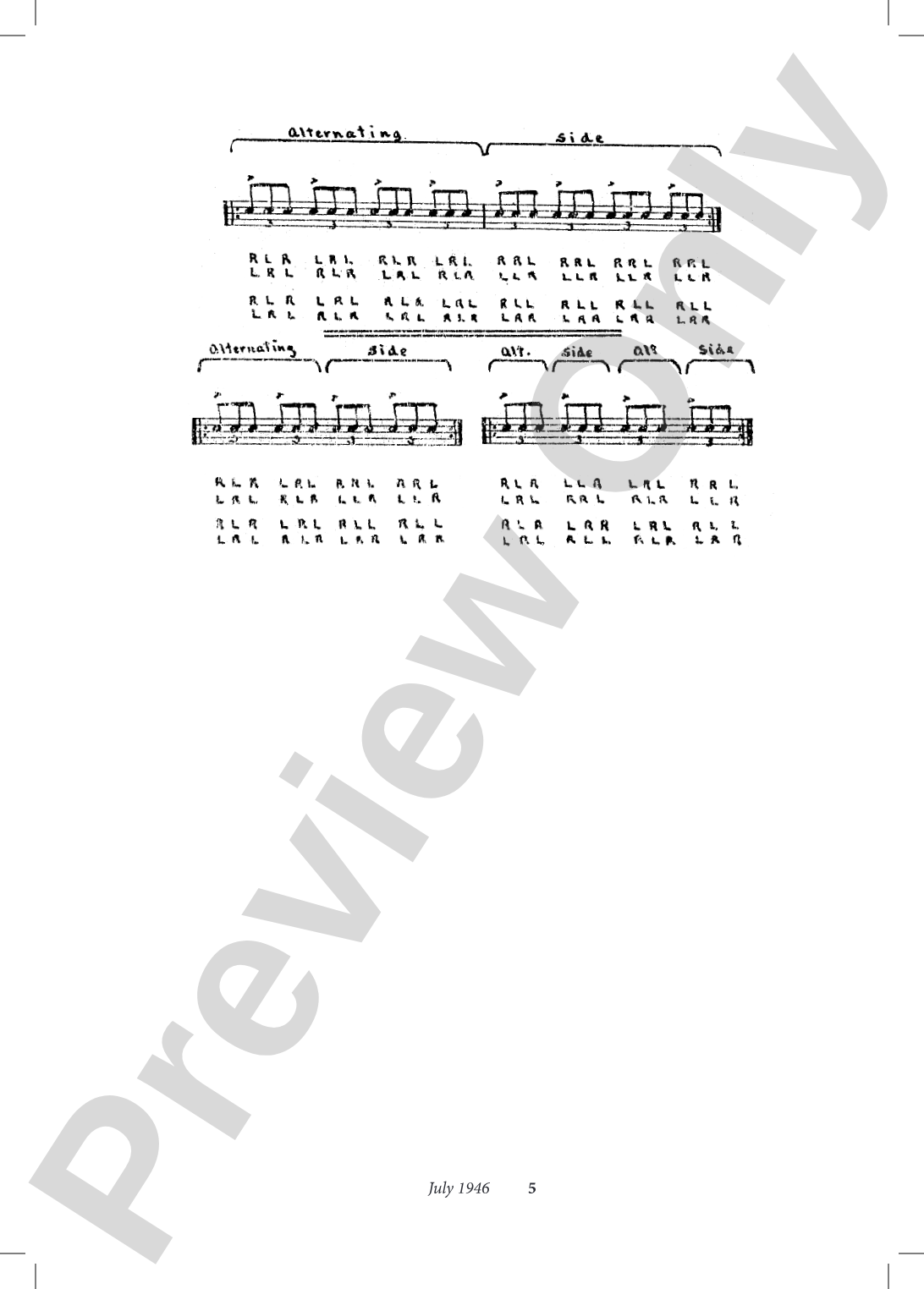 Technique of Percussion: Columns by George Lawrence Stone for International Musician Magazine 1946-1963