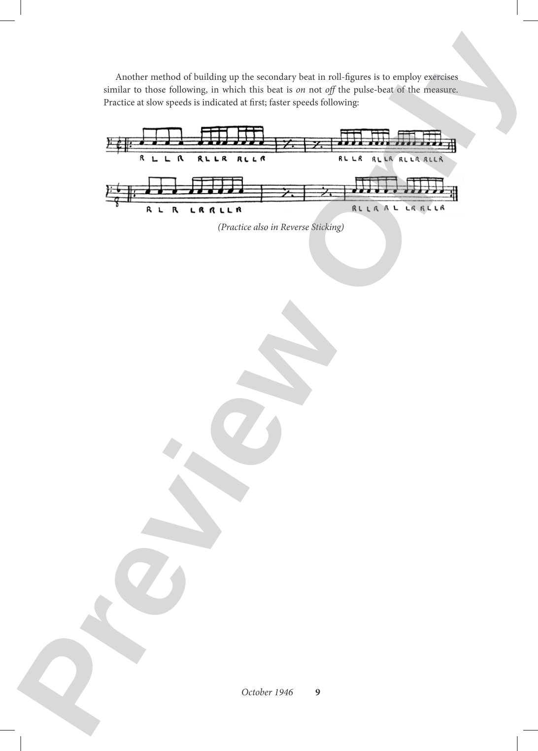 Technique of Percussion: Columns by George Lawrence Stone for International Musician Magazine 1946-1963