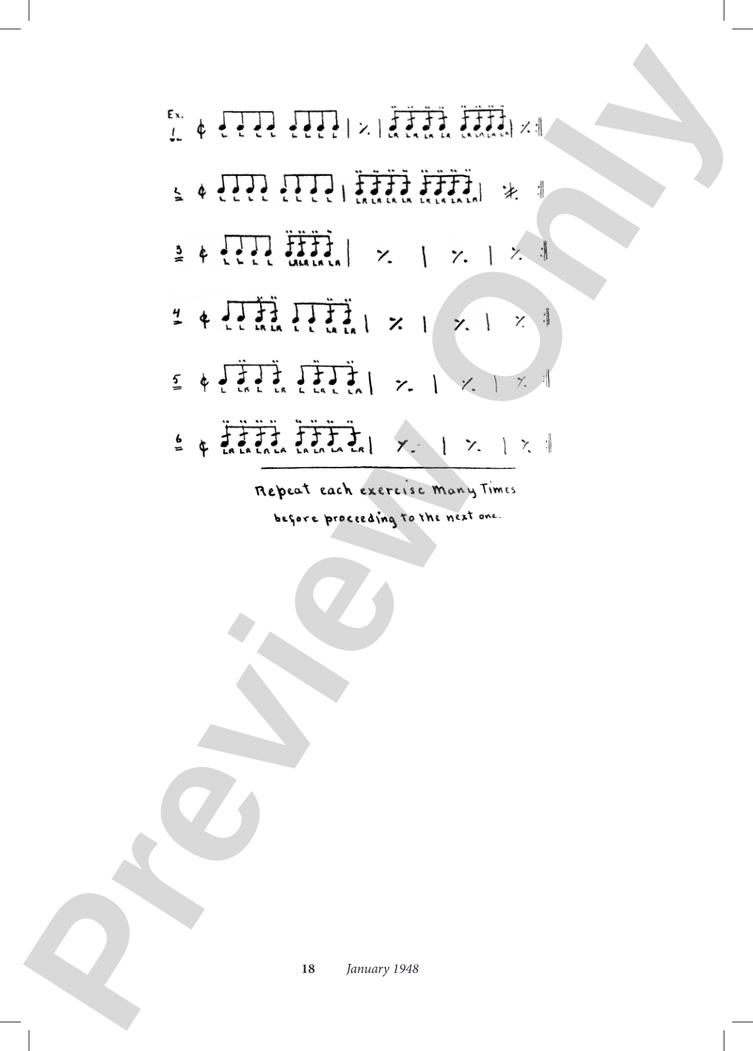 Technique of Percussion: Columns by George Lawrence Stone for International Musician Magazine 1946-1963