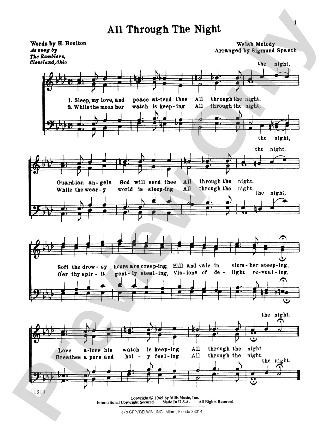 More Barber Shop Harmony: TTBB Choral Book