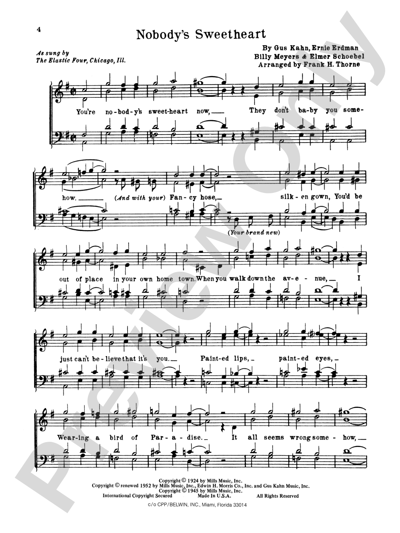 More Barber Shop Harmony: TTBB Choral Book
