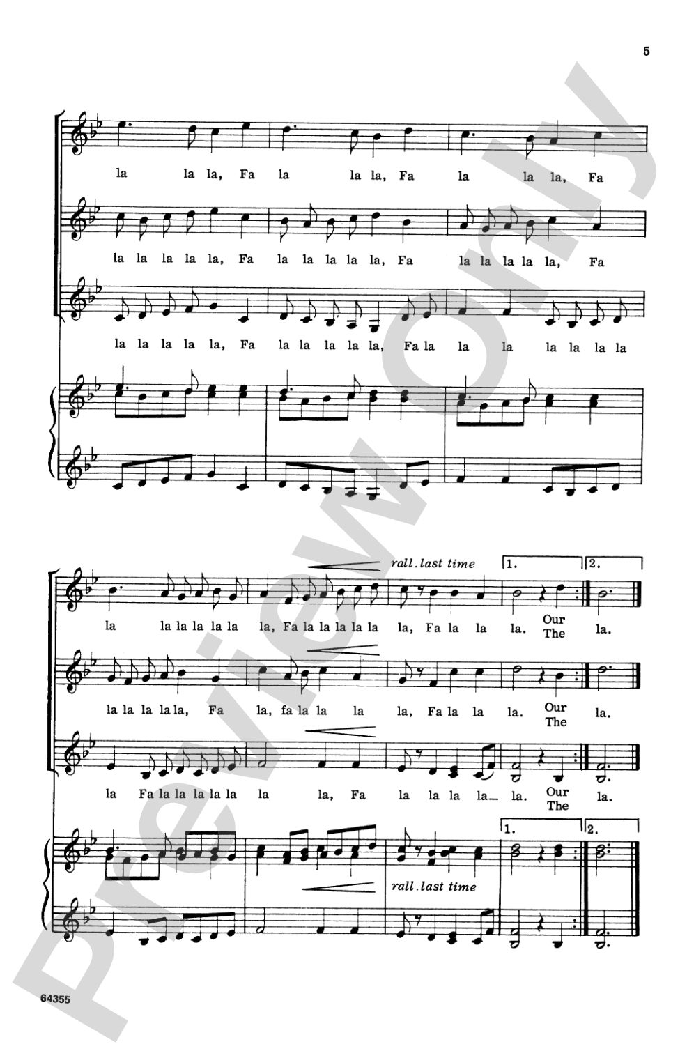 Madrigals for Treble Voices: SSA & SSAA Choral Book