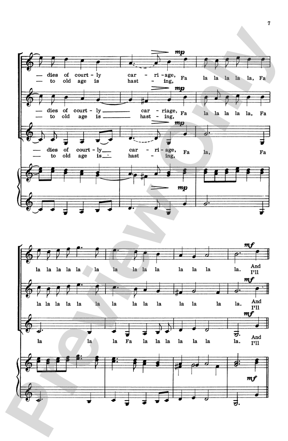 Madrigals for Treble Voices: SSA & SSAA Choral Book