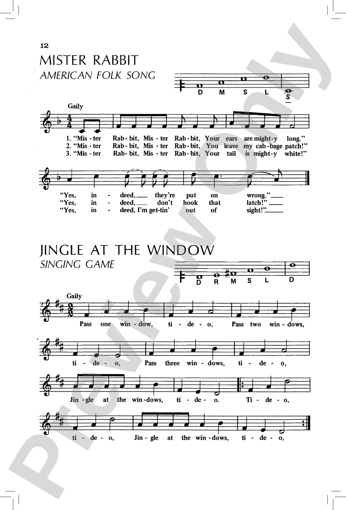 Just Five: Children's Song Collection: Unison Pentatonic Songs Choral Collection Book