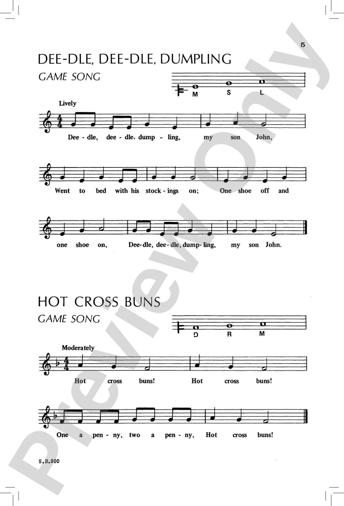 Just Five: Children's Song Collection: Unison Pentatonic Songs Choral Collection Book