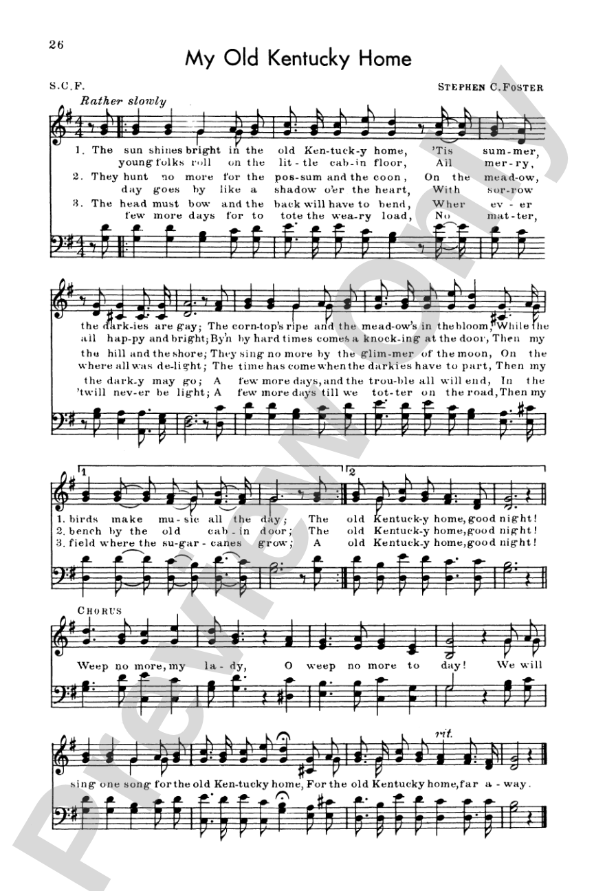The Golden Book of Favorite Songs (Community Collection): Choral Book